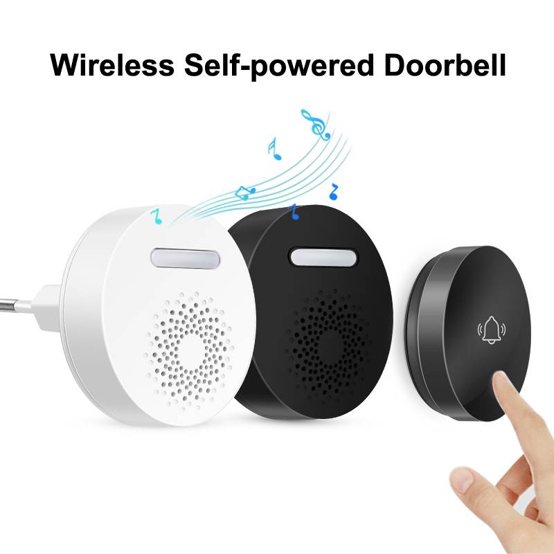 Wireless self-powered doorbell