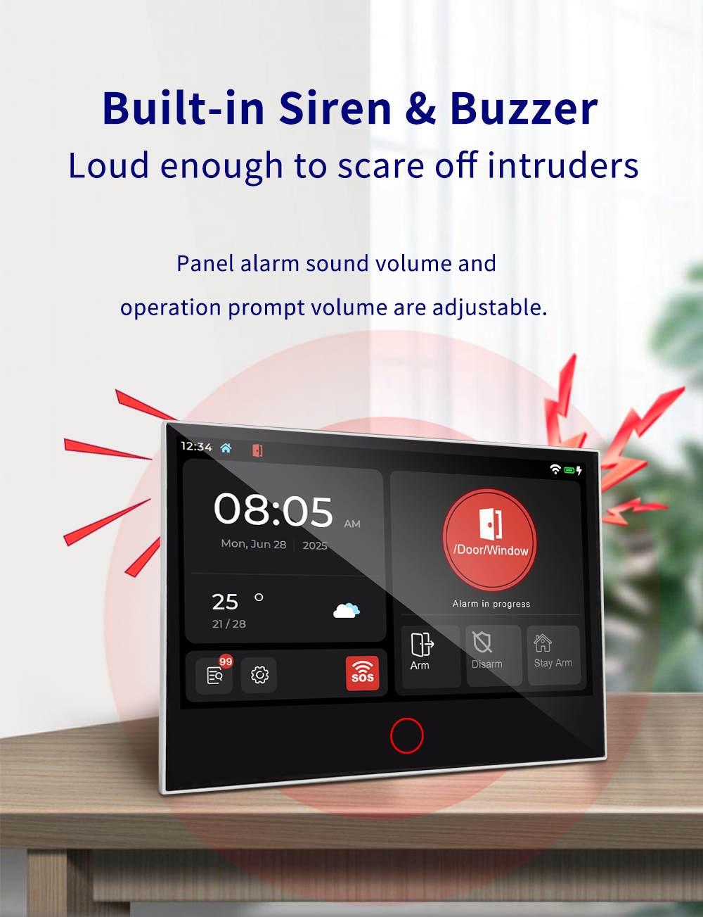 Smart home security system Tuya touch keypad (7)