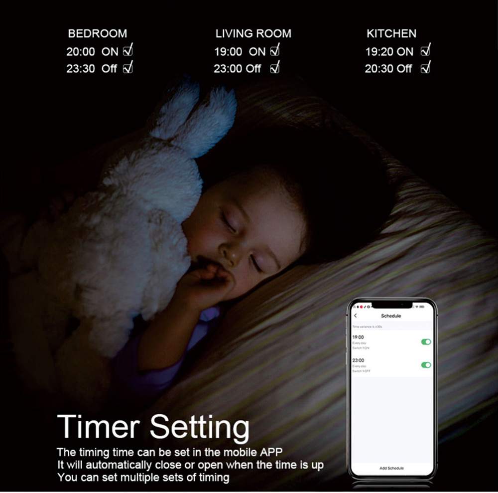 Tuya smart home control panel with app (9)