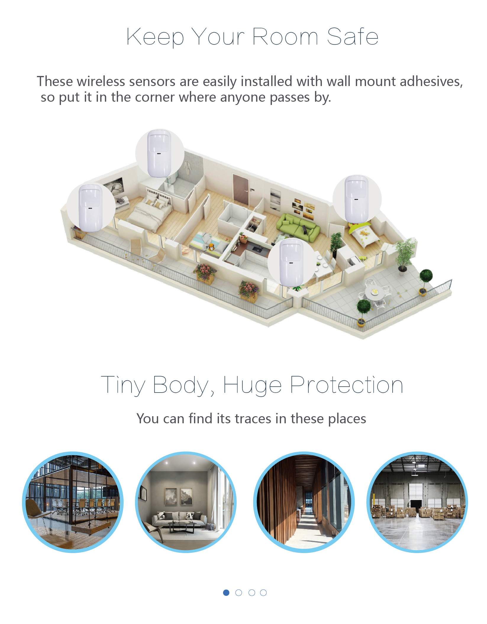 433MHz motion sensor supplier (4)