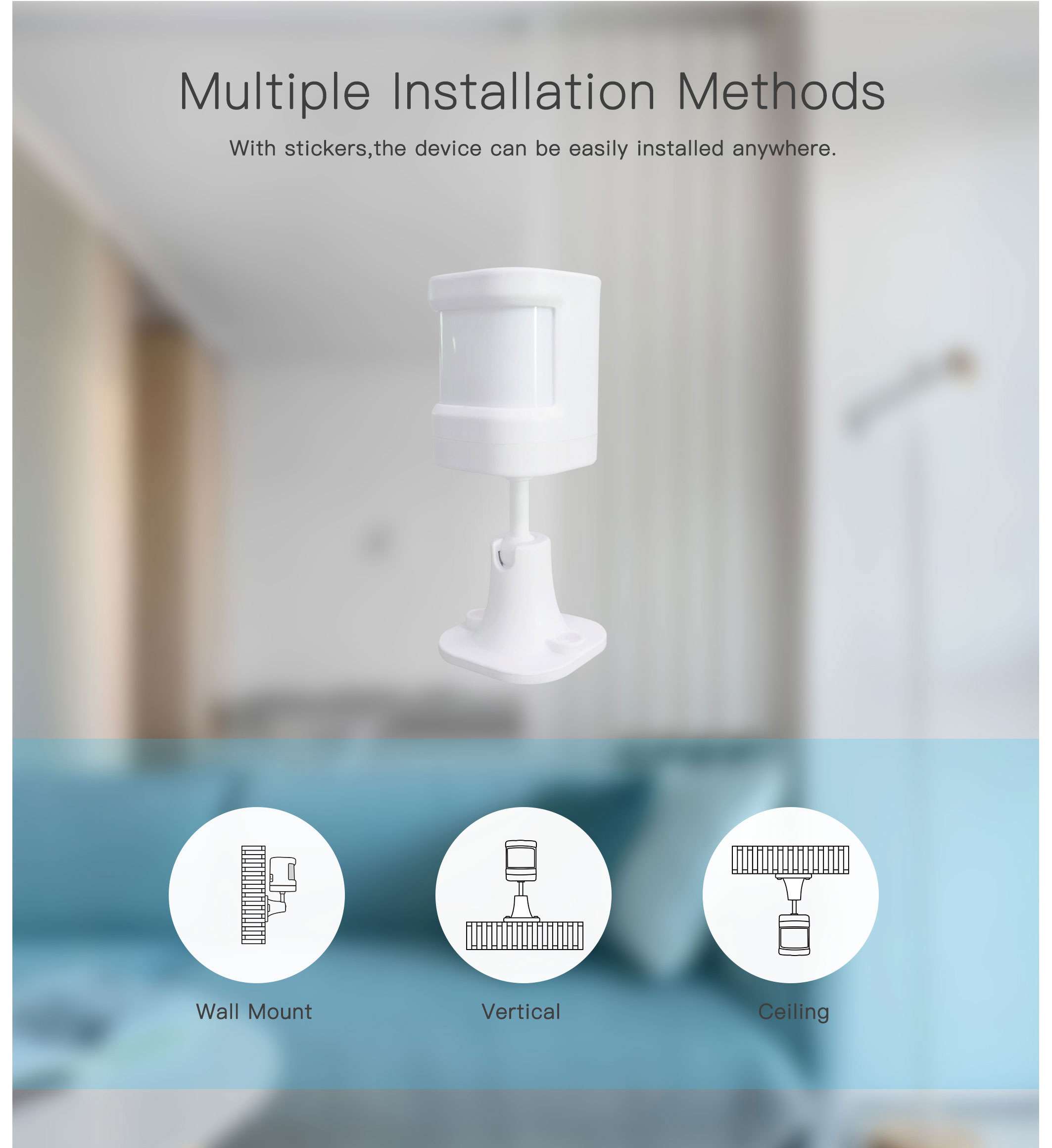 433MHz Wireless PIR detector (2)